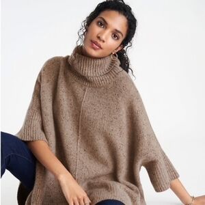 Ann Taylor Cashmere Sweater Poncho